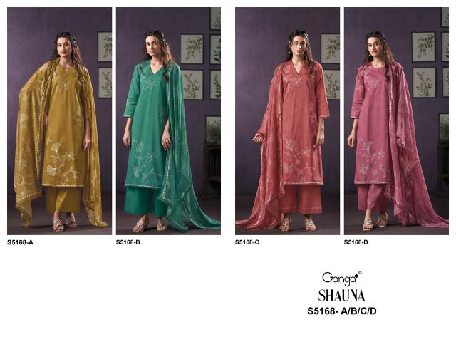 Ganga shauna 5168 dress materials wholesale in bangalore